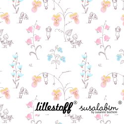 Bio Jersey Design Susalabims Blumenland 1m