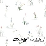 Bio Musselin SUSAlabims Blumenmärchen Baumwolle 1m