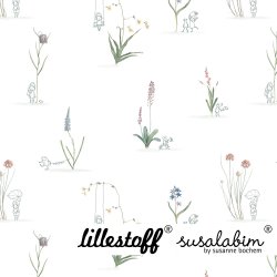 Bio Musselin SUSAlabims Blumenmärchen Baumwolle 1m