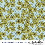 Bio Webware Canvas Susalabims Kleeblatt Baumwolle 0,75m