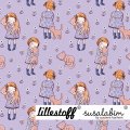 Bio Jersey Design Susalabims kleine Mietzekatzen blau 0,4m
