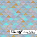 Bio Jersey Design Susalabims Mosaik blau 1m