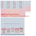 Tischsets Panel Weihnachtsmarkt VORBESTELLUNG