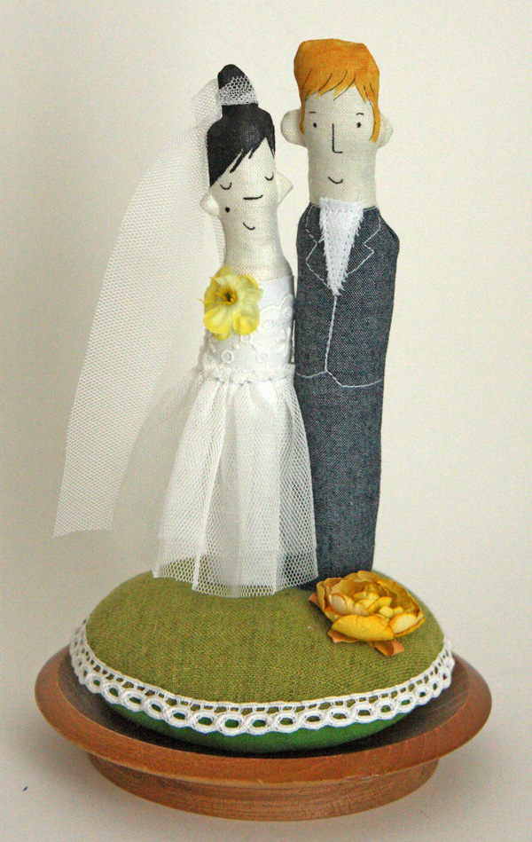 Brautpaar als Tortendeko Nr. 4 - zum Schließen ins Bild klicken