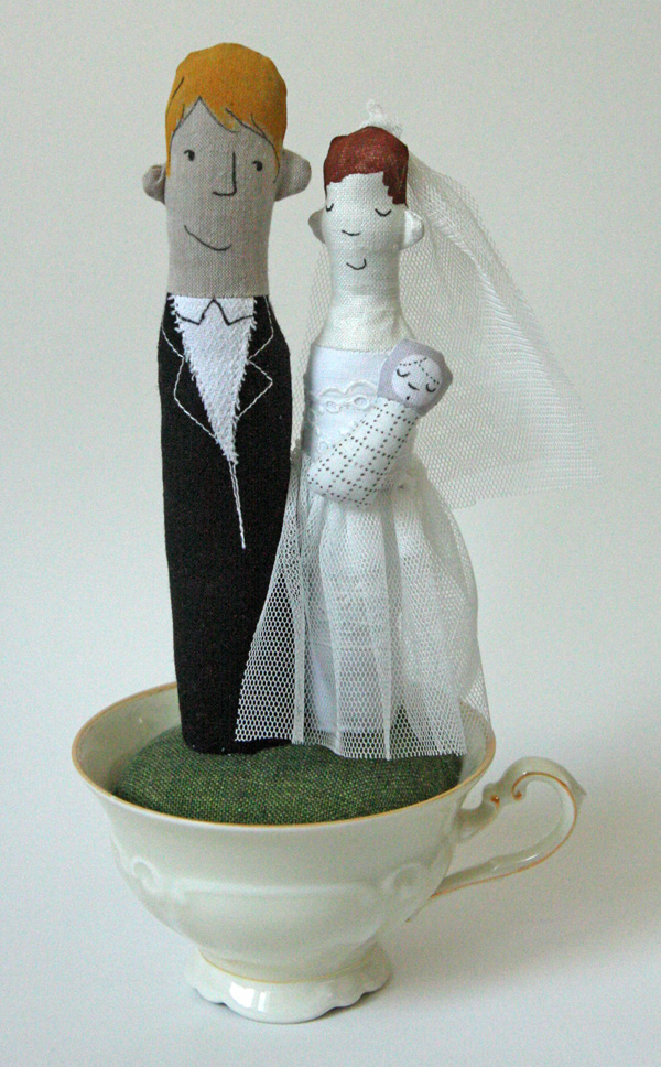 Brautpaar im Gefäß Nr. 3 - zum Schließen ins Bild klicken