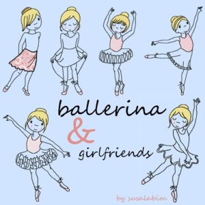 Grafik ballerina and girlfriends