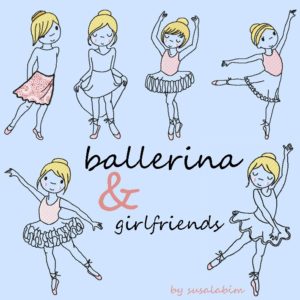 Grafik ballerina and girlfriends