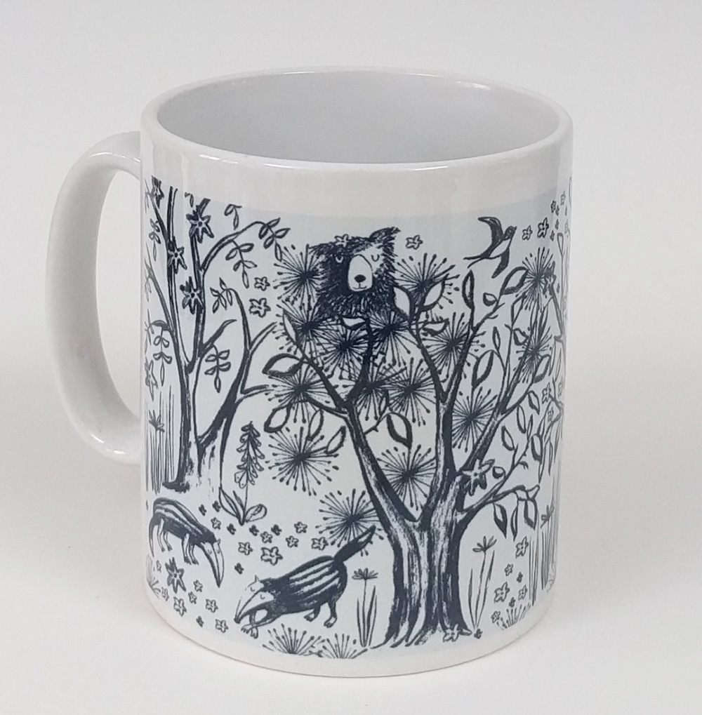 Tasse "in the forest, grau"