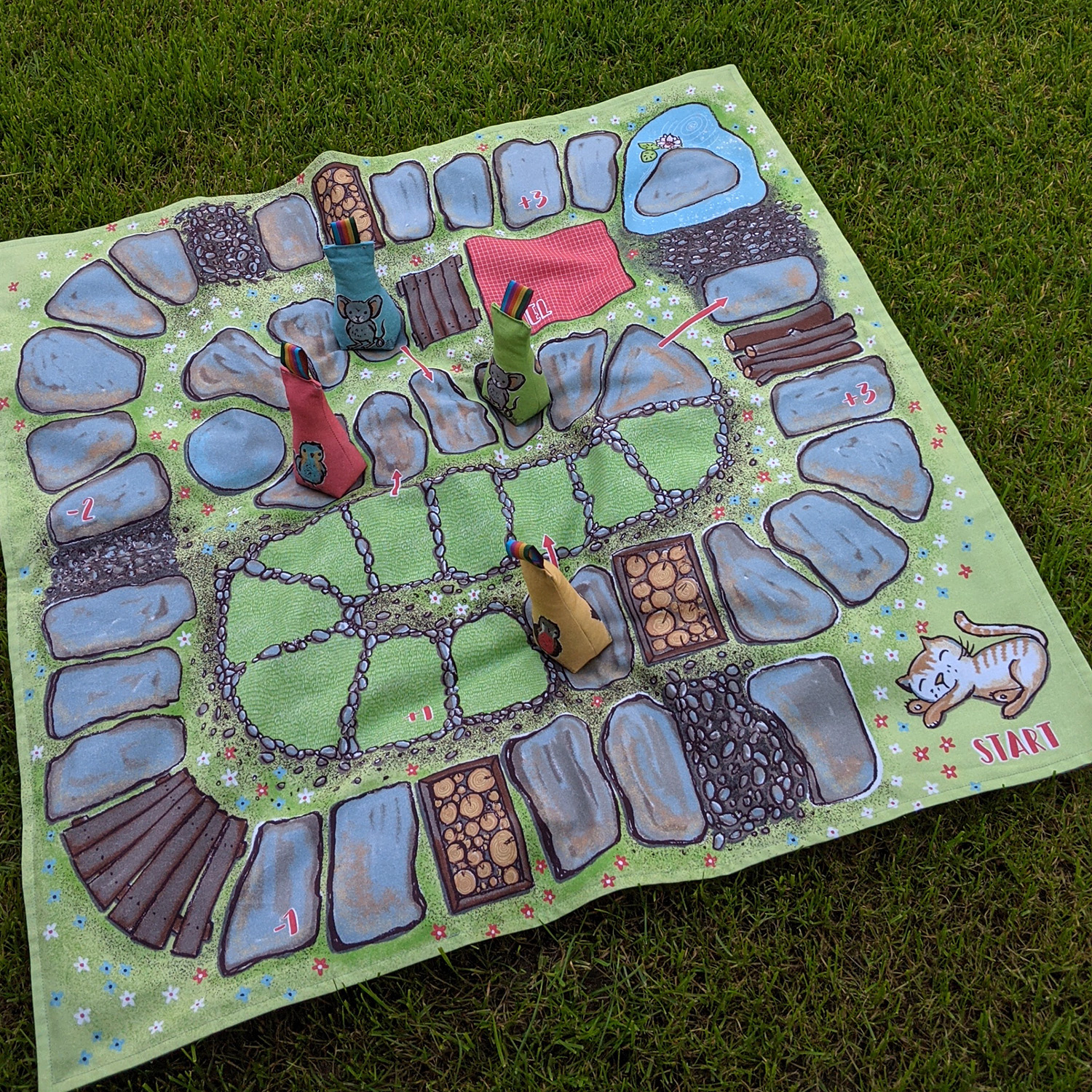 Nähset SUSAlabims Spielteppich Garten