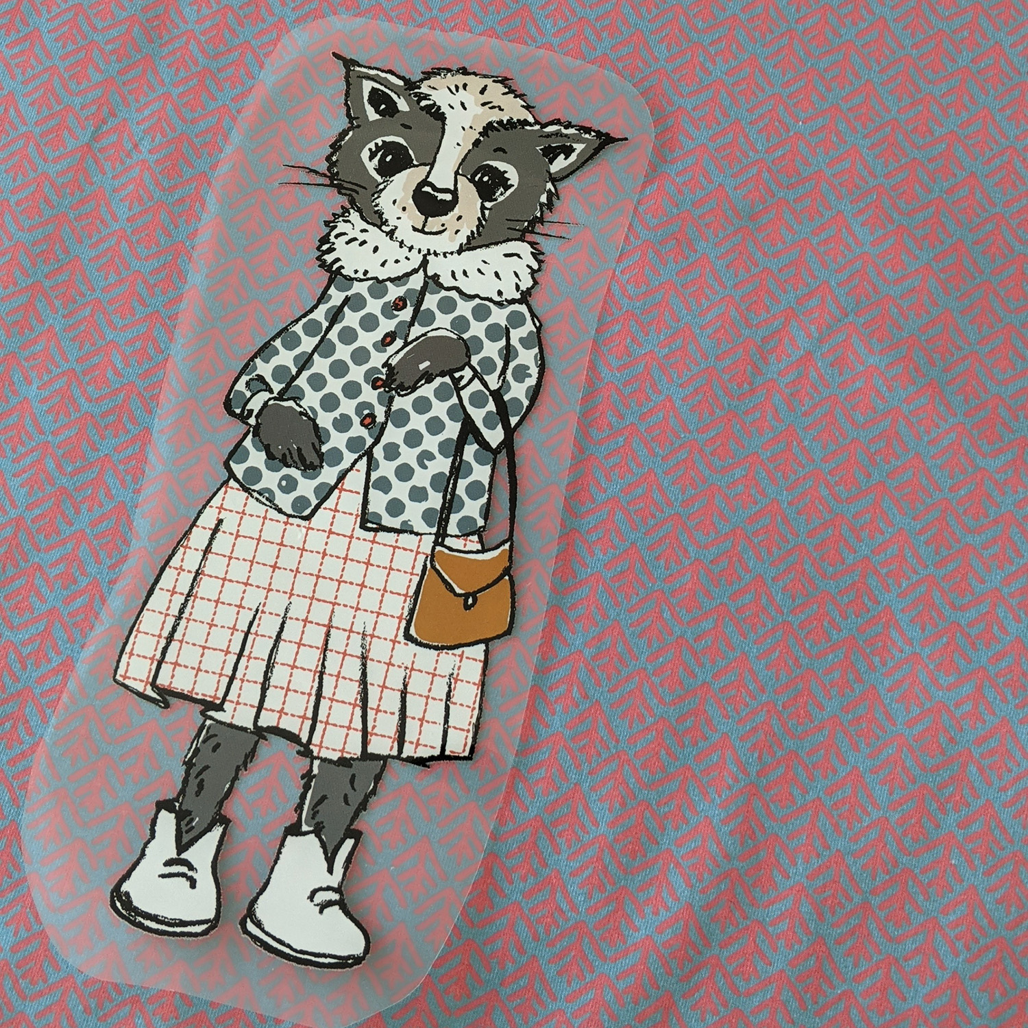 Bügelbild Nr.08 Katzen-Omi