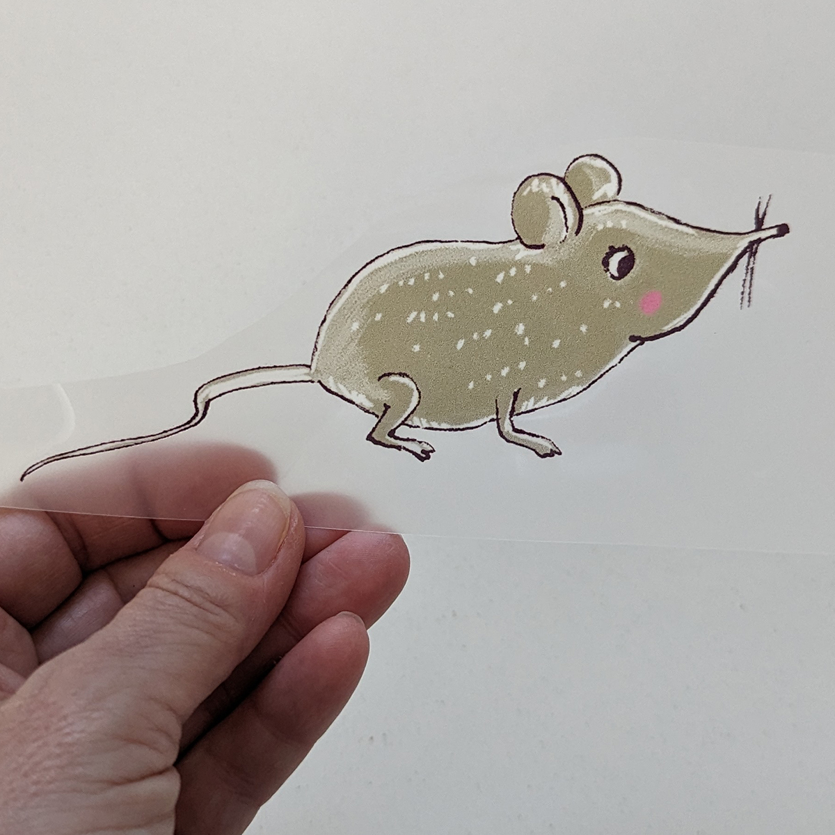 Bügelbild Nr.138 Maus1