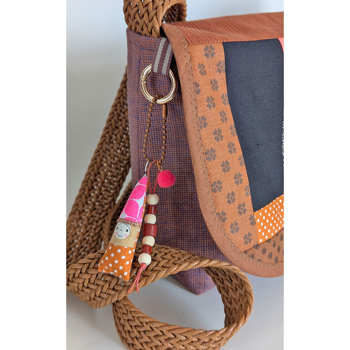 Unikat Tasche mit Klappe Nr. 41