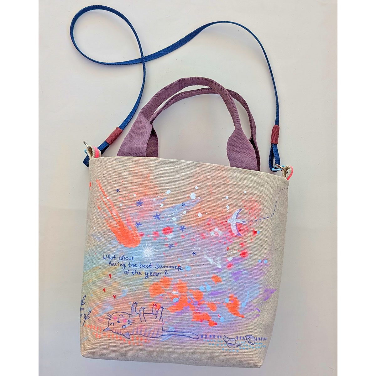 Unikat Tasche handbemalt Nr. 3
