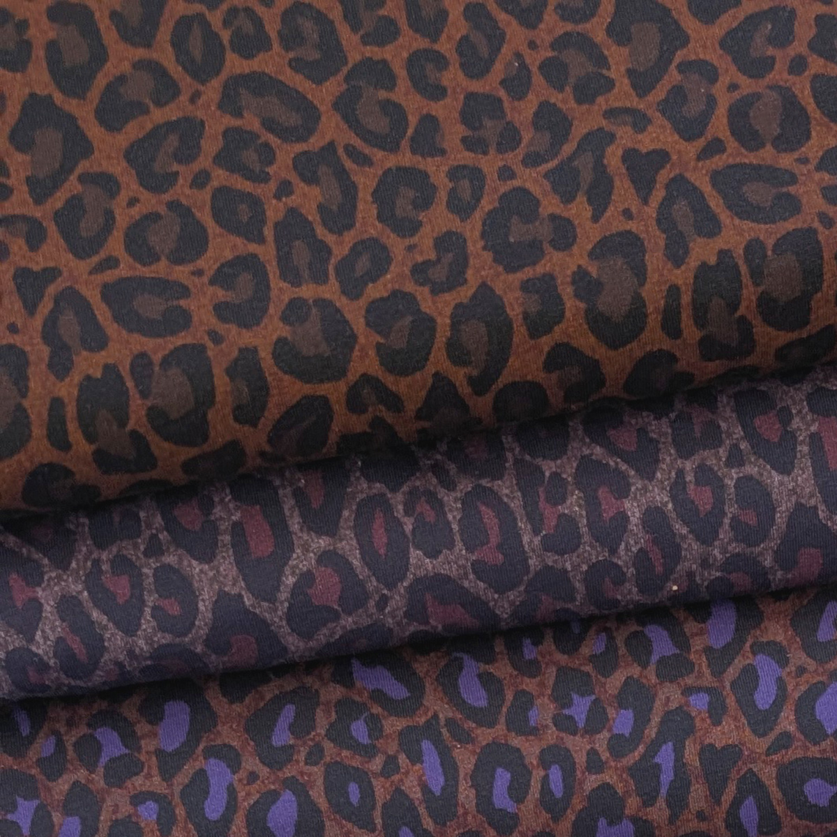 Bio Jersey Design Susalabim und Stoffonkel Leo lilabraun 1m
