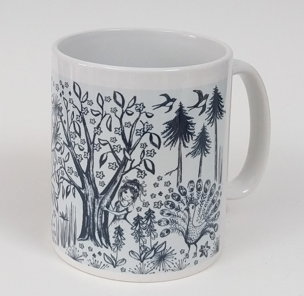 Tasse "in the forest, grau"