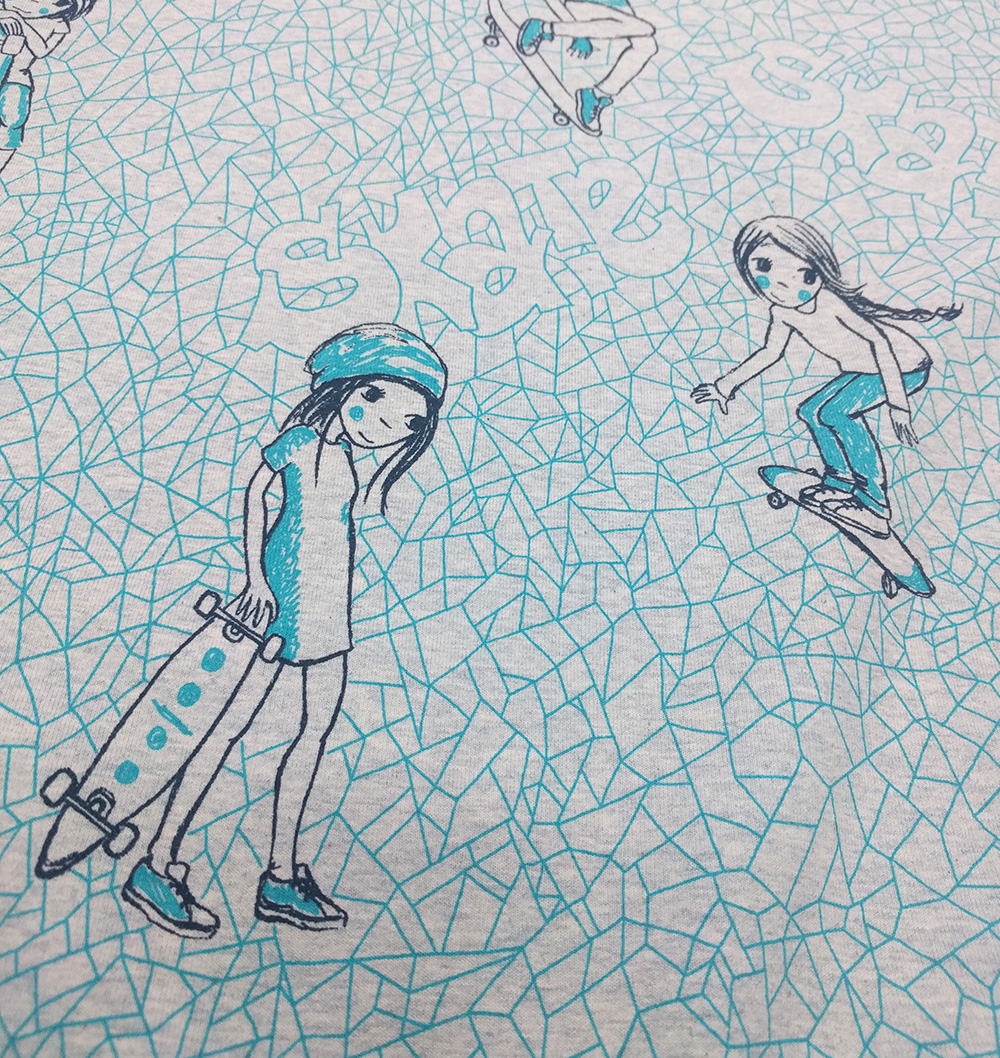 Bio Jersey Design Skategirls 1,15m