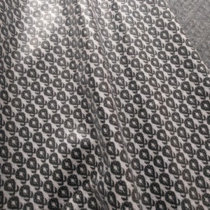Black fruit Raincoat 1,25m Jacquard SUSAlabim Lillestoff