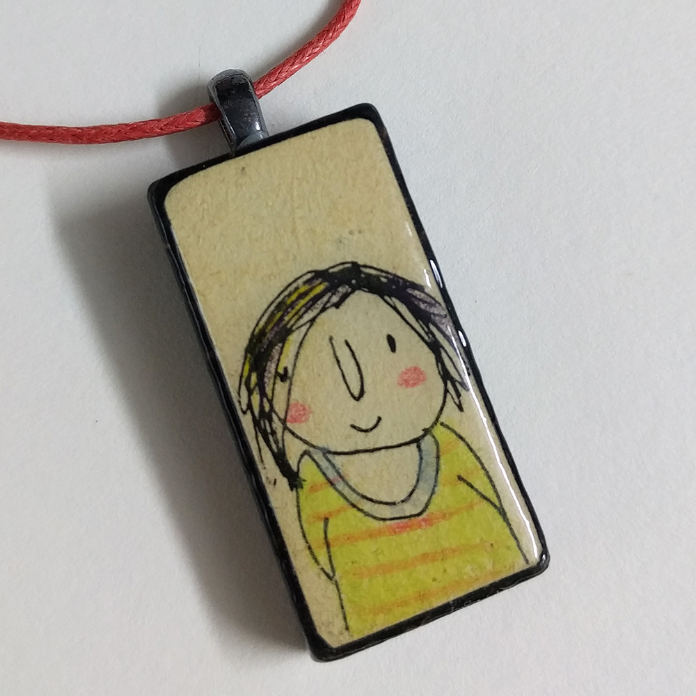 Kette mit Holzanhänger 6