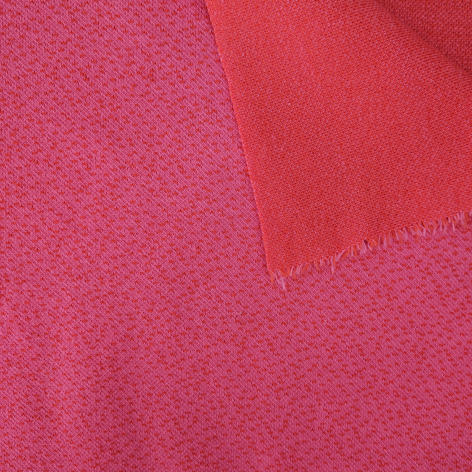 Bio Jacquard Design Dotties pinkorange 1m