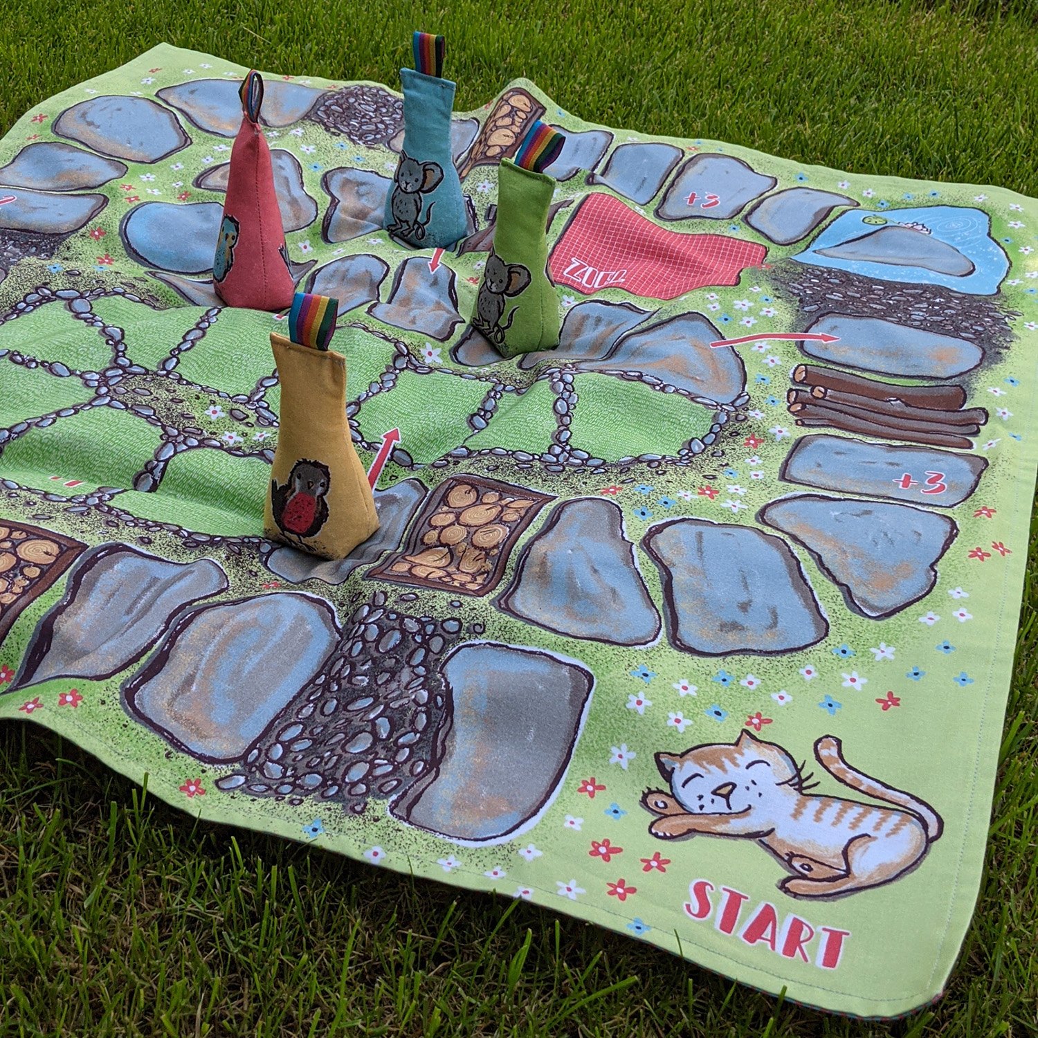 Nähset SUSAlabims Spielteppich Garten