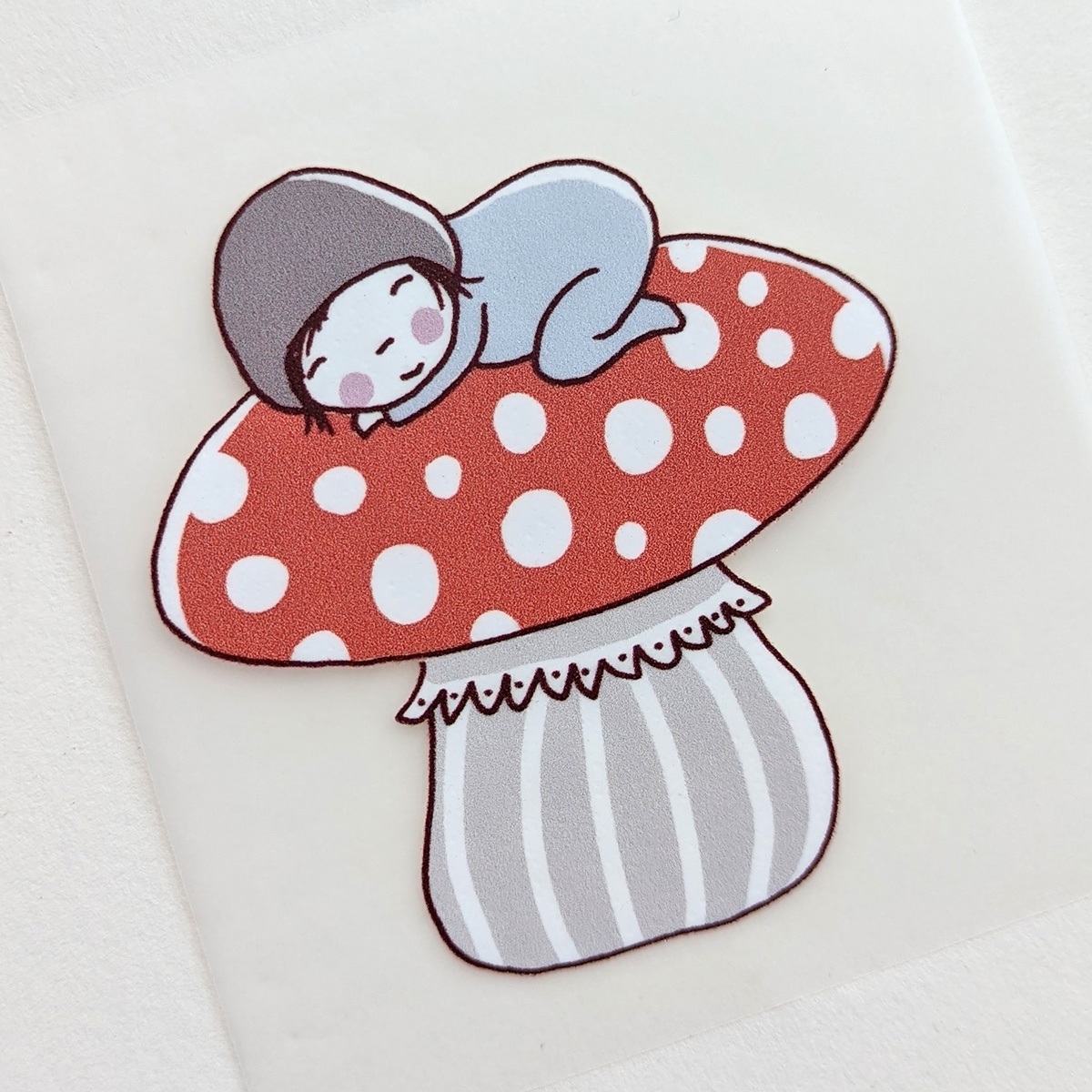 Bügelbild Nr.14 Pilzbaby