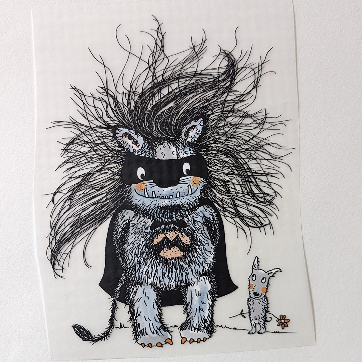Bügelbild Nr.62 Monsterheld