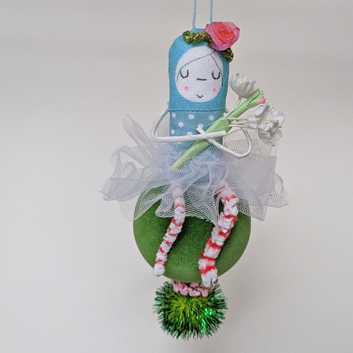 Weihnachtskugel mit Figur Nr.8