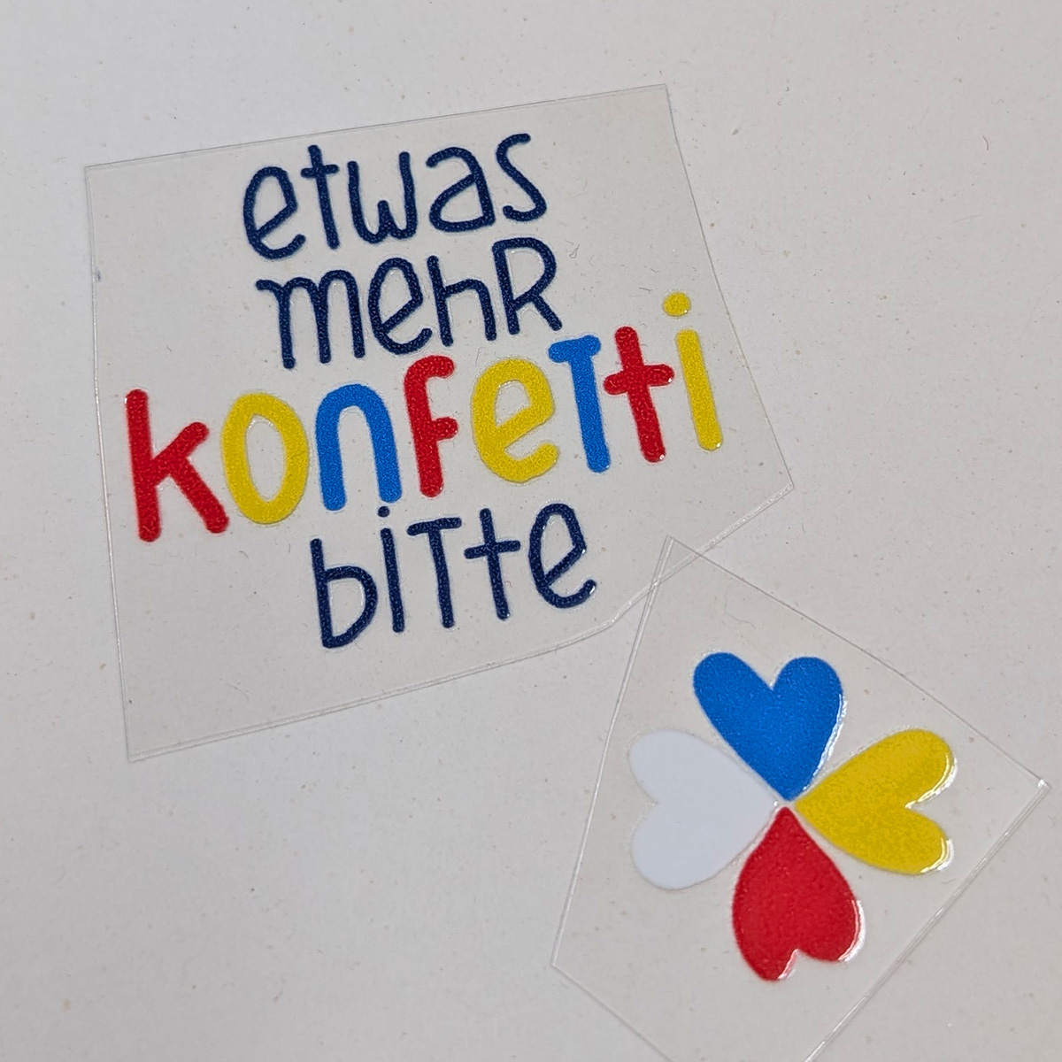 Rub-On 4 "etwas mehr Konfetti bitte"