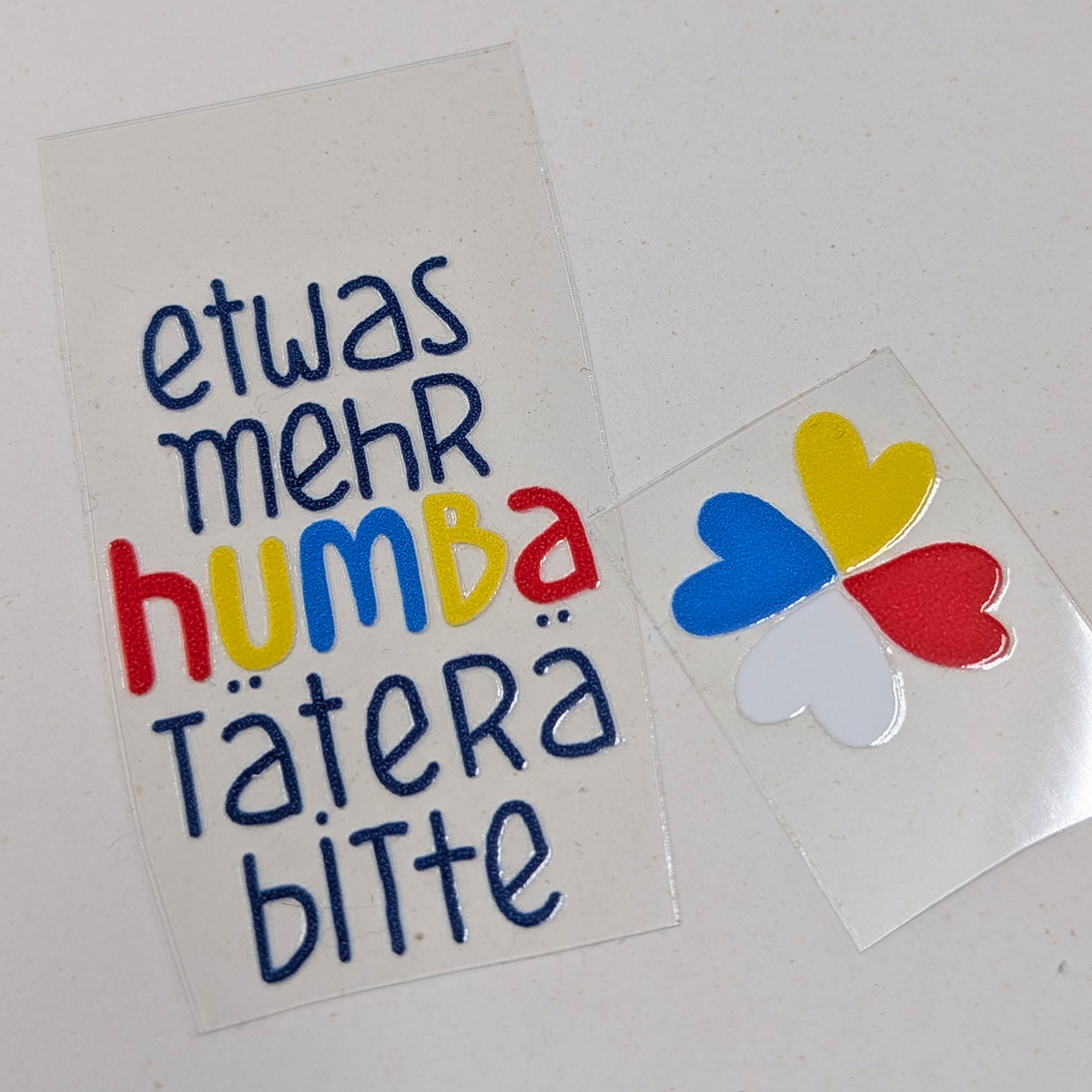 Rub-On 5 "etwas mehr Humba Täterä bitte"