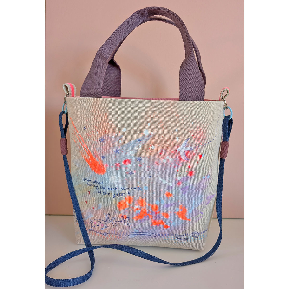 Unikat Tasche handbemalt Nr. 3