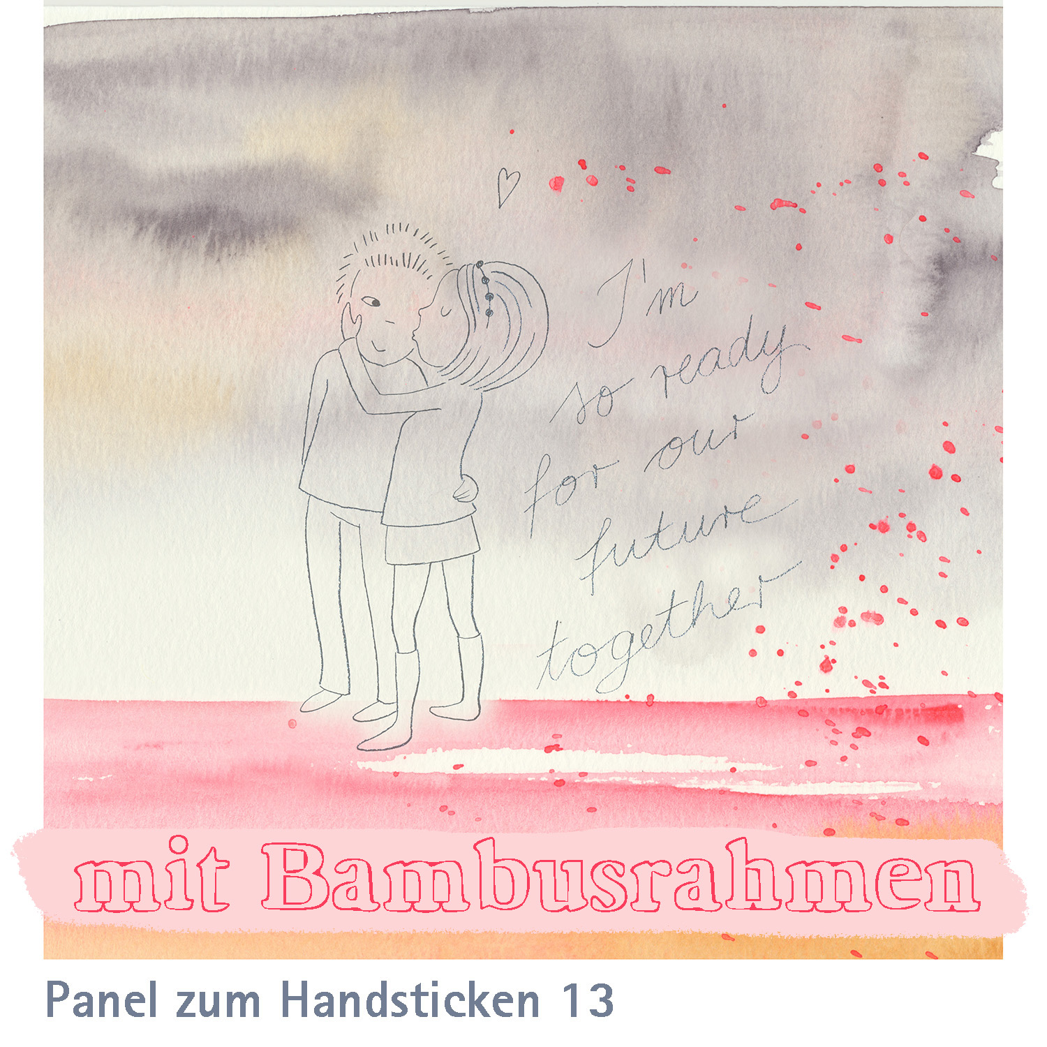 DIYbox Stoffbild Stickbild 13