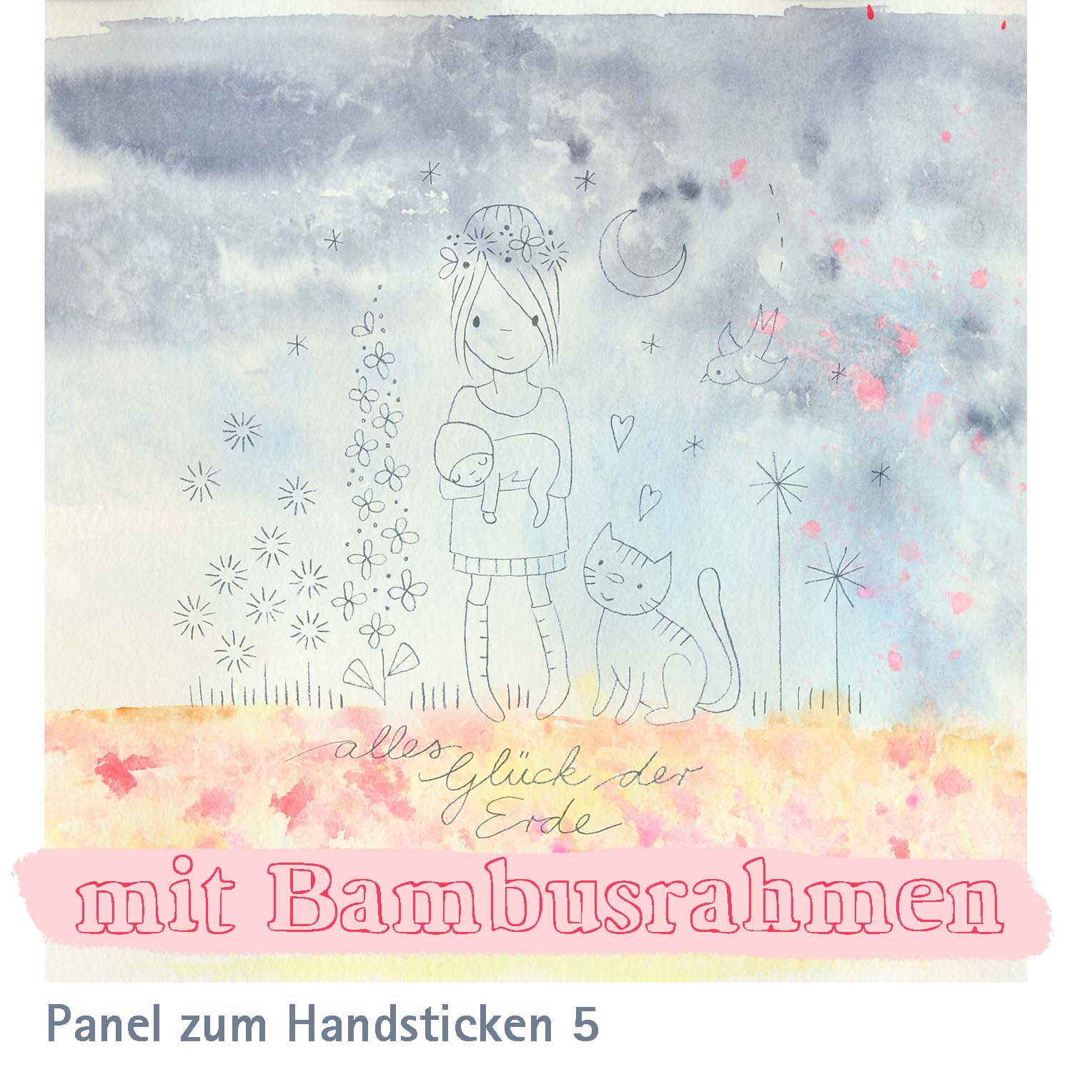 DIYbox VORBESTELLUNG Stoffbild Stickbild 5