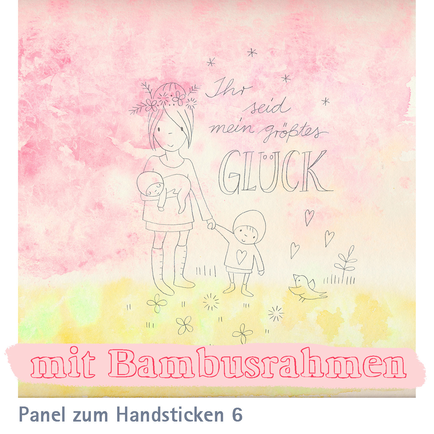 DIYbox Stoffbild Stickbild 6