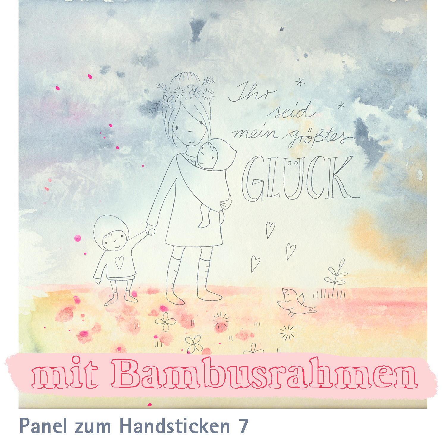 DIYbox Stoffbild Stickbild 7