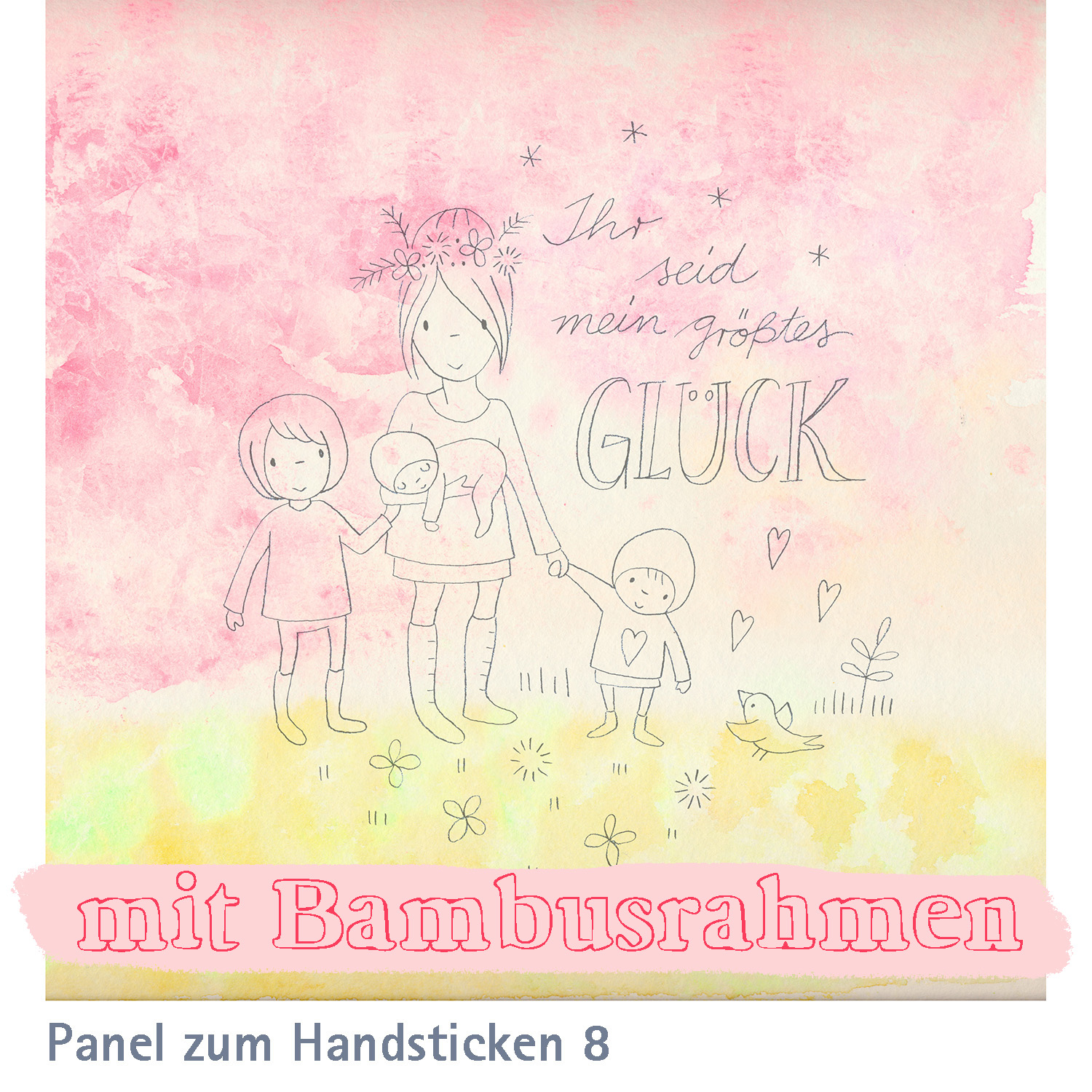 DIYbox Stoffbild Stickbild 8