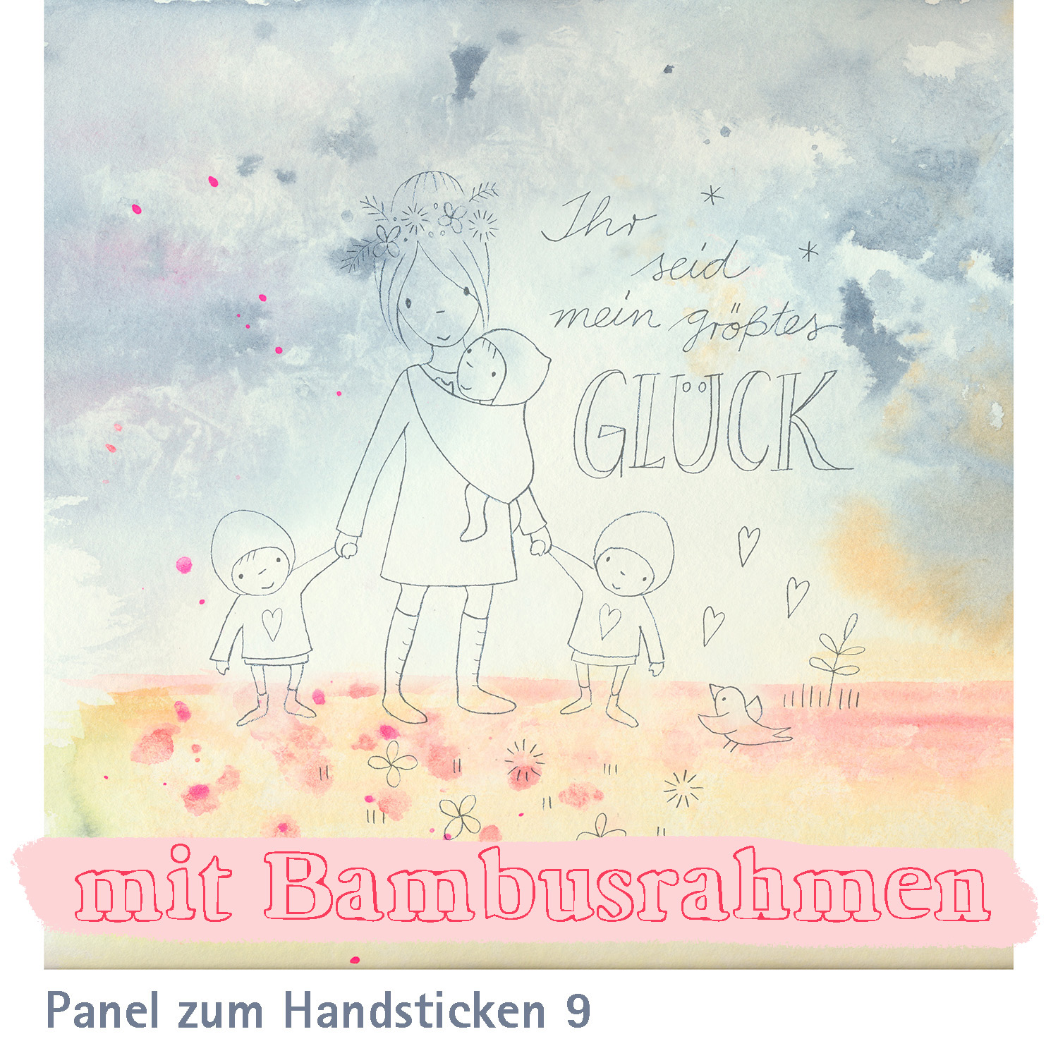 DIYbox Stoffbild Stickbild 9