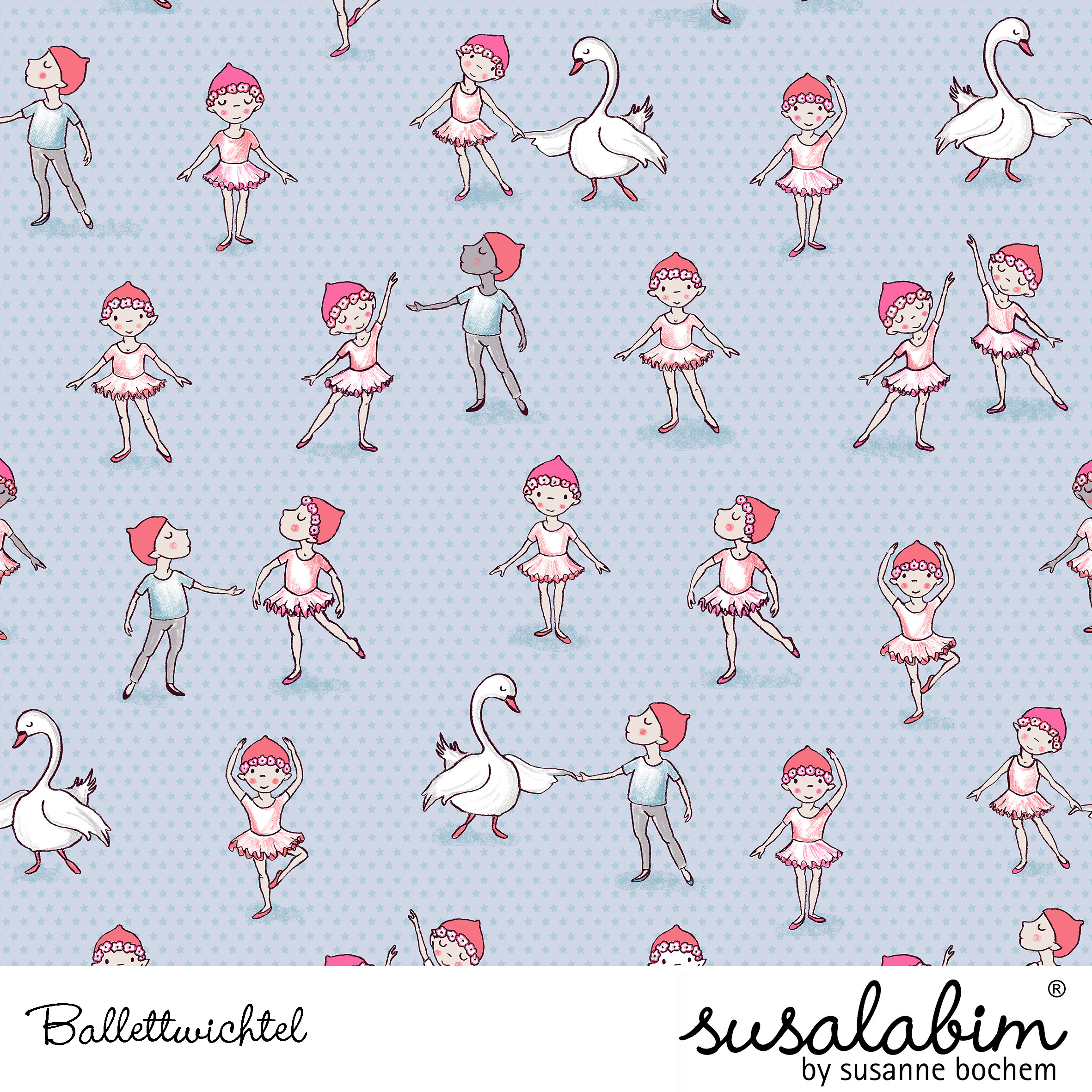 Bio Jersey Design Susalabims Ballettwichtel 1m