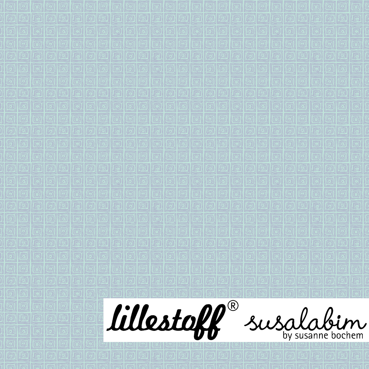 Bio Jersey Design Susalabims Minikaros blau 1m