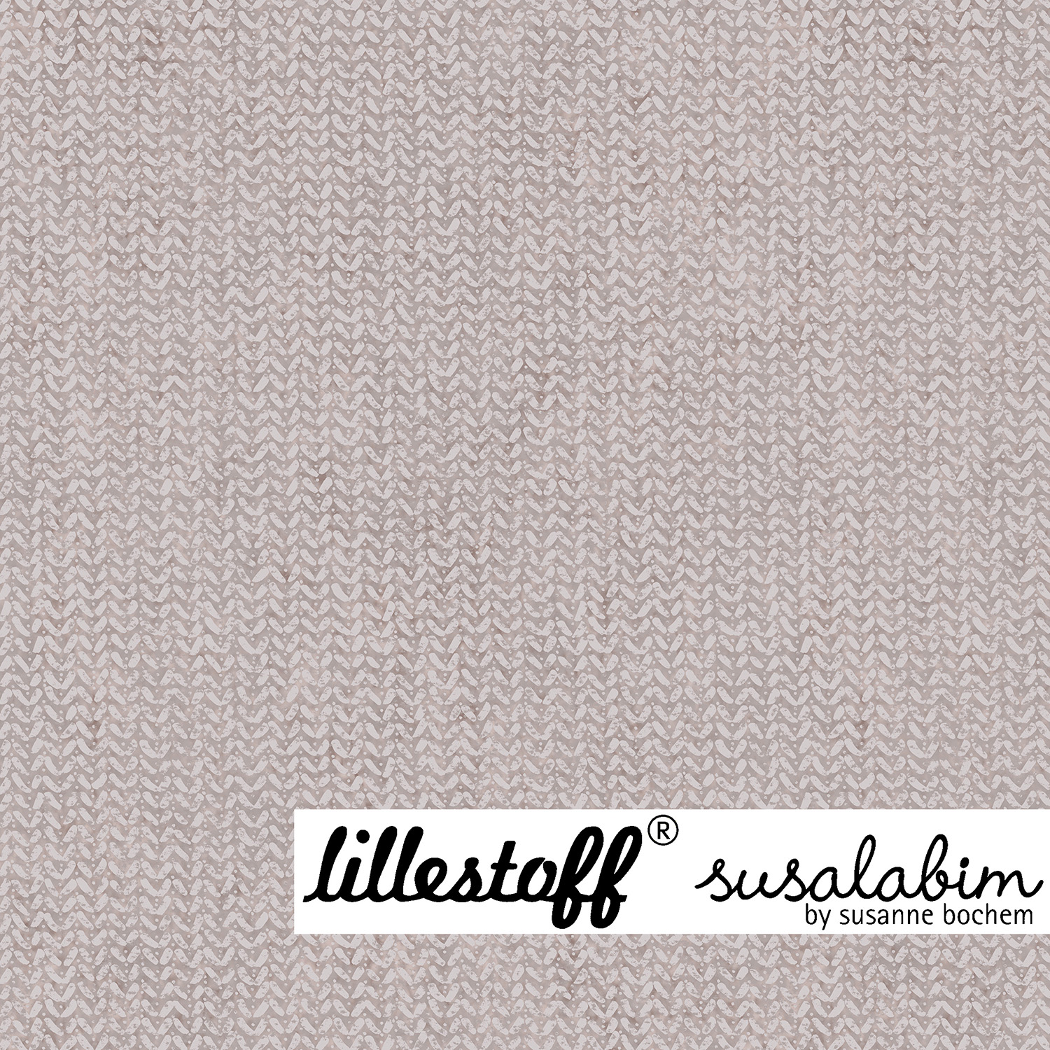 Bio Summersweat Design Susalabims Shabbystrick beige 1m