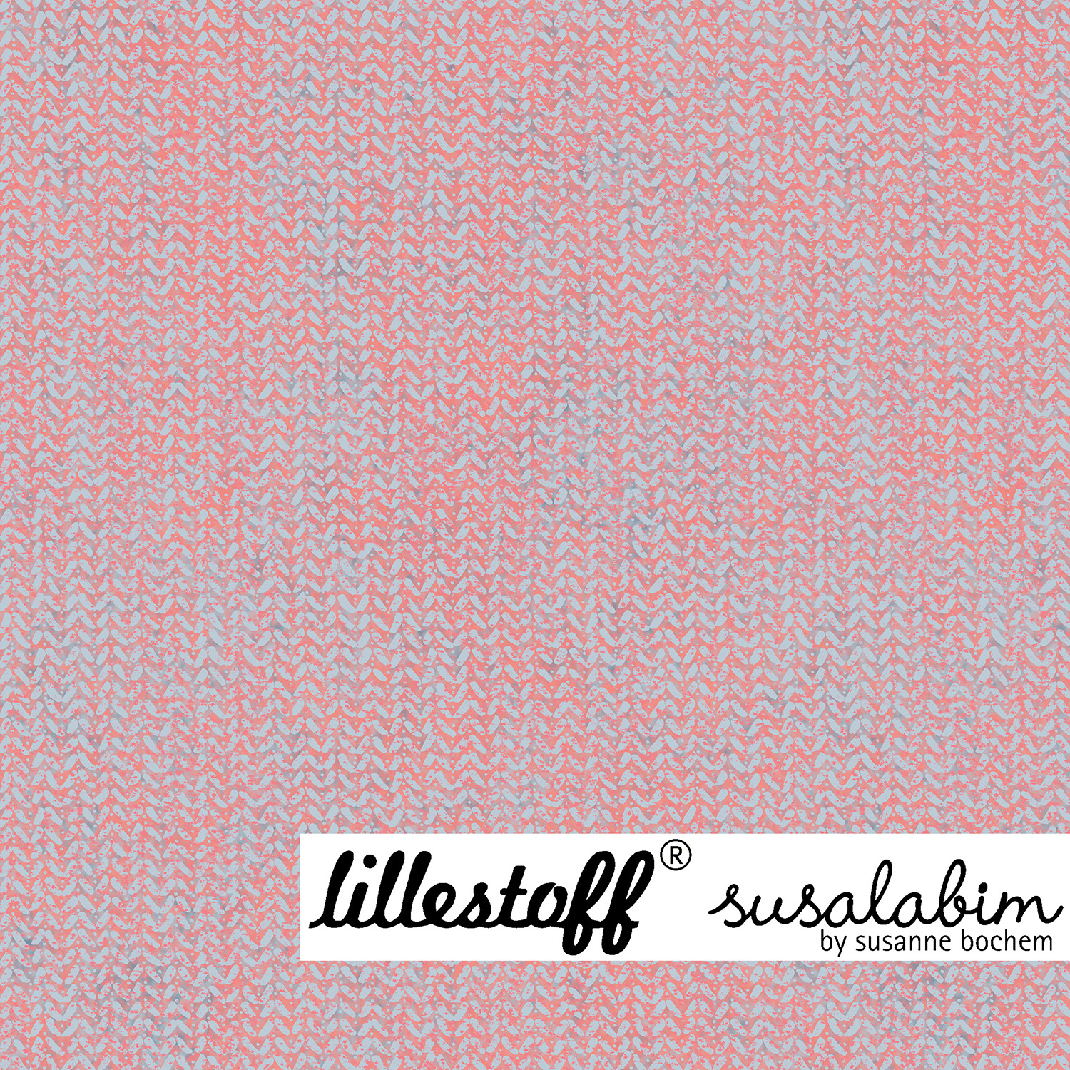 Bio Summersweat Design Susalabims Shabbystrick graurot 1m