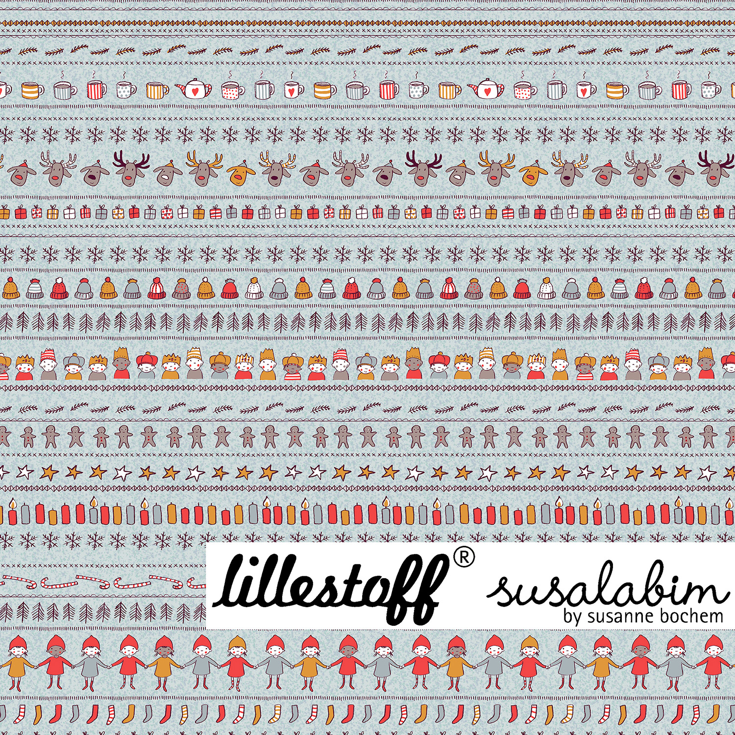 Bio Summersweat Design Susalabims Weihnachtspulli 1m