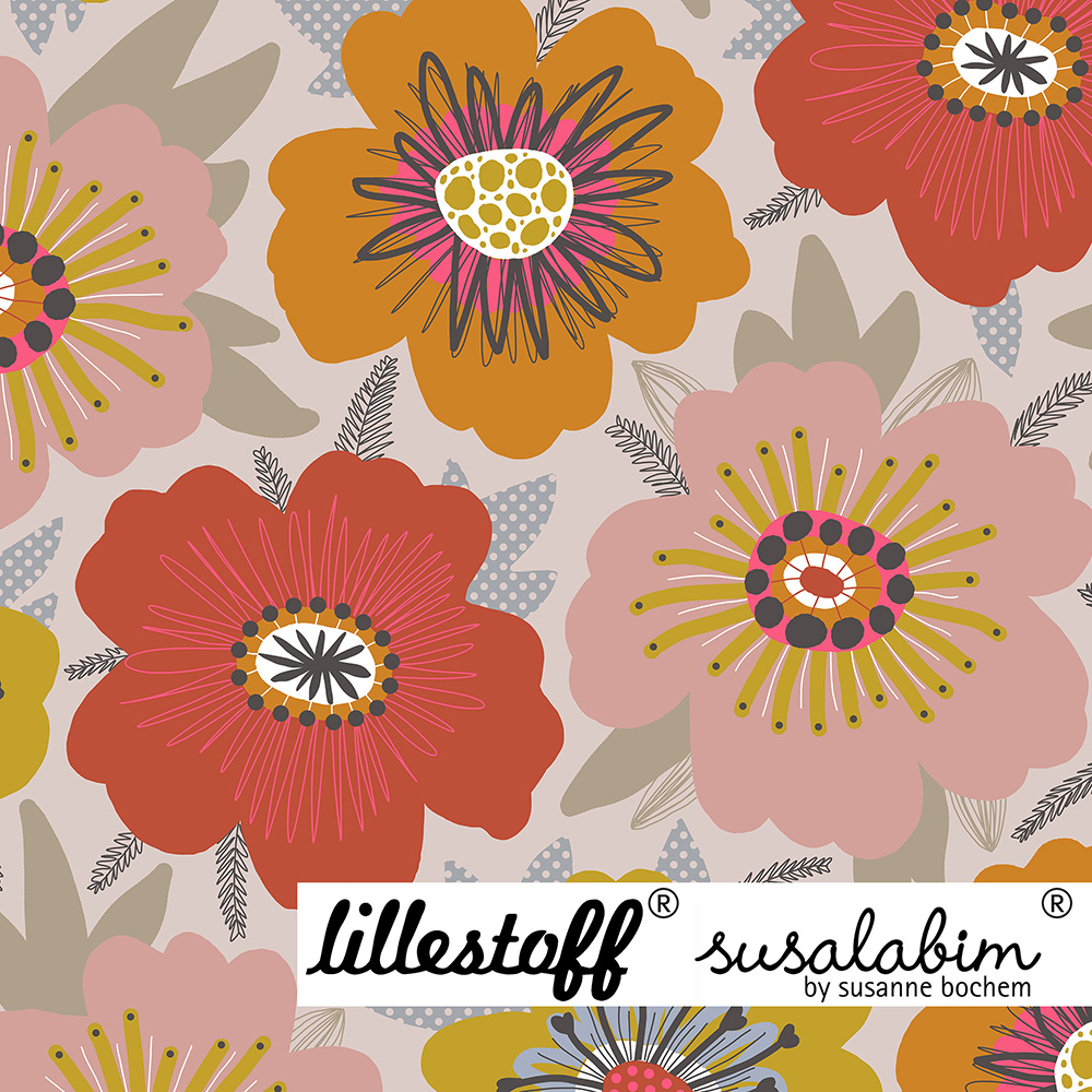 Bio Summersweat Design Susalabims Flowers 1m