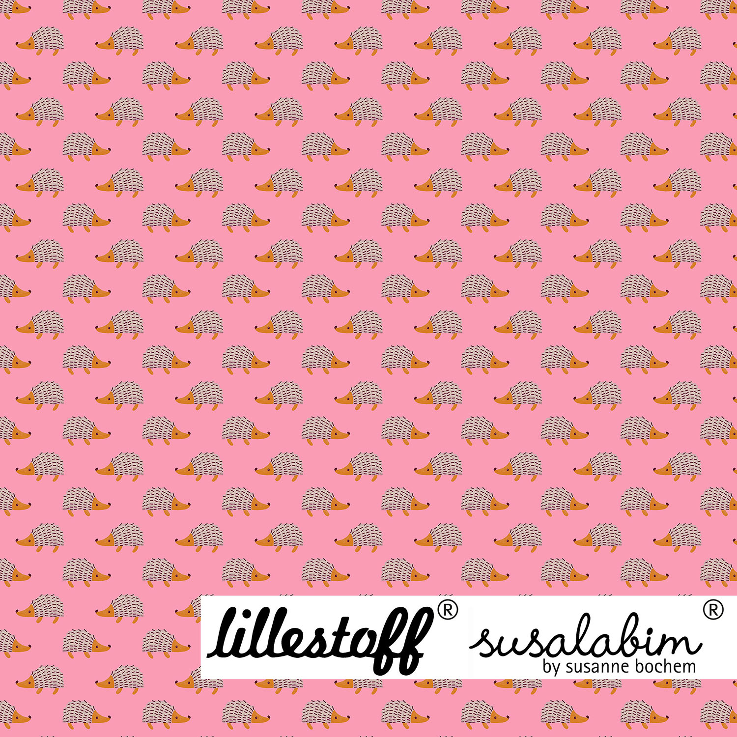 Bio Summersweat Design Susalabims Igelchen rosa 1m