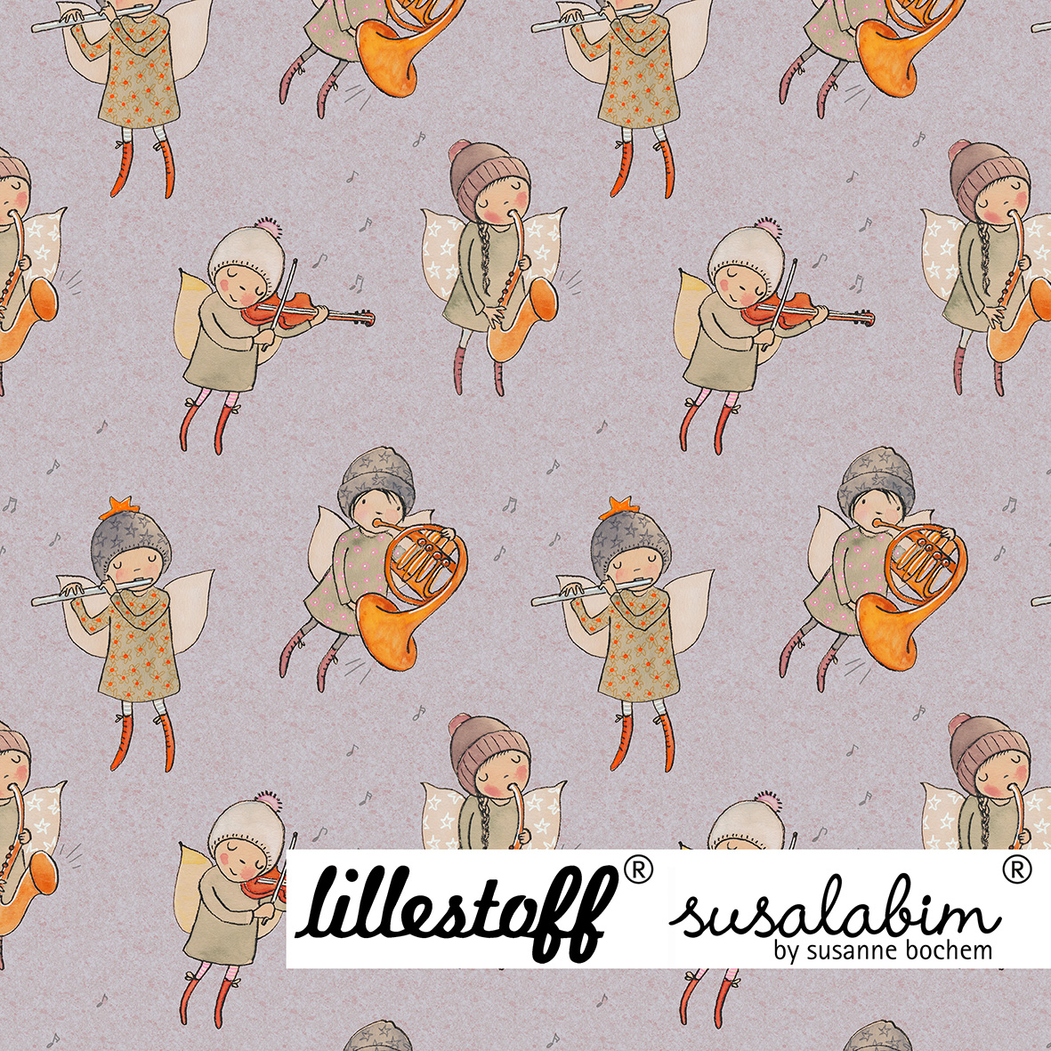 Bio Summersweat Design Susalabims Musikengel hell 1m