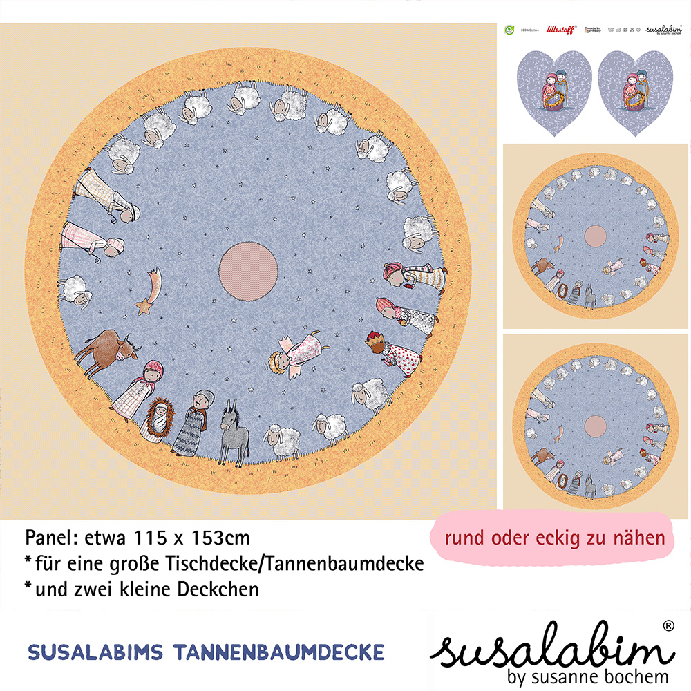 Nähset SUSAlabims Tannenbaumdecke 1 Panel